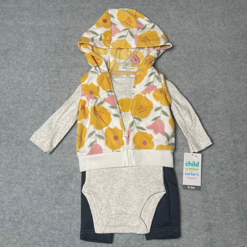 Carter's 3 Piece Matching Set Size 0-3 months